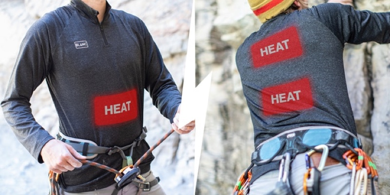 Camiseta Blanc Flare con control de calor | KickstarterFoto: Kickstarter